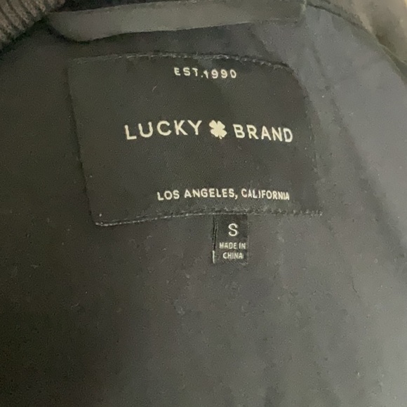 Lucky Brand Ruched Bomber Jacket - Picture 12 of 13
